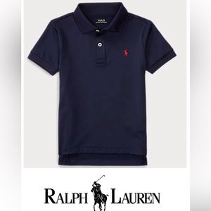 Vintage Polo by Ralph Lauren Boy’s 4T Navy Cotton Pique Knit‎ Short Sleeve Polo